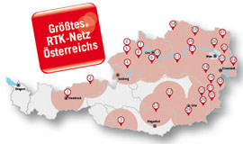 Größtes RTK-Netz in Österreich-