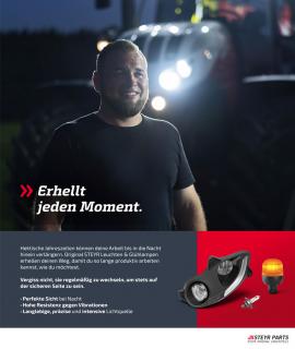 Für jede Situation gerüstet – mit Originalteilen von STEYR und CASE IH-